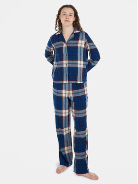 Tommy Hilfiger Tommy Hilfiger Пижама UW0UW03961 Син Relaxed Fit
