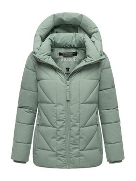 Marikoo Marikoo Kurtka zimowa Kuschelnasee Zielony Regular Fit