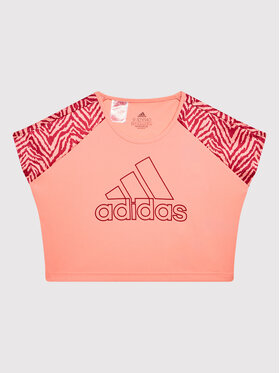 adidas adidas T-Shirt Designed 2 Move Seasonal HC3048 Różowy Regular Fit