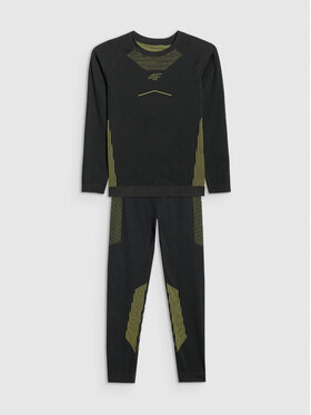 4F 4F Komplet bielizny termoaktywnej SKI UNDERWEAR Czarny