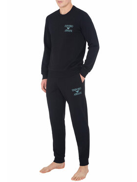 Emporio Armani Underwear Emporio Armani Underwear Tepláková souprava 1119433F571 Černá Regular Fit