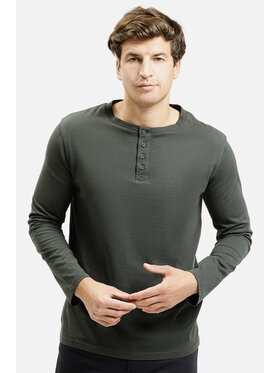 Cross Jeans Cross Jeans Longsleeve 16137-387 Zielony Regular Fit
