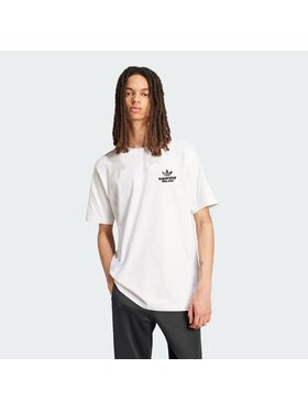 adidas adidas T-Shirt Superstar Biały Loose Fit