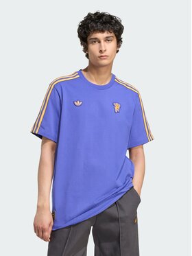 adidas adidas Koszulka techniczna Manchester United Fioletowy Loose Fit