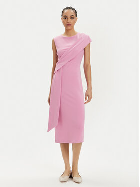 Rinascimento Rinascimento Sukienka koktajlowa CFC0019379002 Różowy Regular Fit