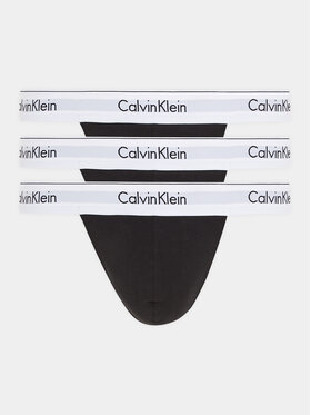 Calvin Klein Underwear Calvin Klein Underwear Komplektas: 3 siaurikių poros 000NB3226A Juoda
