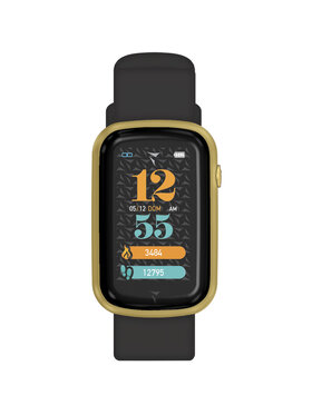 Techmade Techmade Zegarek TM-STEPS-GDBK Czarny