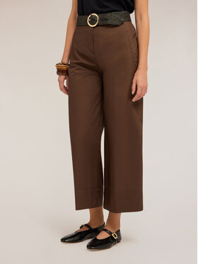 Motivi Motivi Pantaloni di tessuto P001Q104379N032 Marrone Over Fit