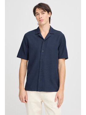 TeeShoppen TeeShoppen Koszula 'Basic Collection' Granatowy Regular Fit