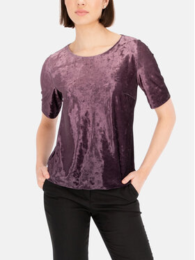 Potis & Verso Potis & Verso Bluzka Hill Fioletowy Regular Fit
