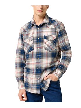 Wrangler Wrangler Koszula WESTERN SHIRT 112357248 Granatowy Regular Fit