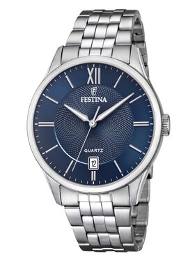 Festina Festina Zegarek F20425/2 Srebrny