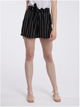 Orsay Orsay Szorty materiałowe 323085660000__38 Czarny Regular Fit