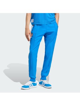 adidas adidas Spodnie materiałowe Originals Real Madrid Błękitny Slim Fit