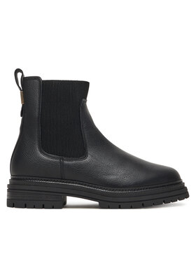 Tommy Hilfiger Tommy Hilfiger Členková obuv s elastickým prvkom FW0FW08771 Čierna