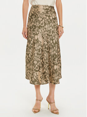Pepe Jeans Pepe Jeans Midi suknja Piety PL901162 Zelena Regular Fit
