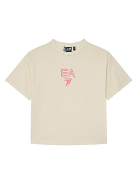 EA7 Emporio Armani EA7 Emporio Armani T-shirt 7G000042 AF12503 U1079 Bež Relaxed Fit
