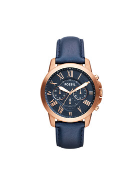 Fossil Fossil Ρολόι FS4835 Σκούρο μπλε