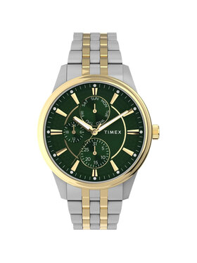 Timex Timex Zegarek TW2Y21400 Srebrny