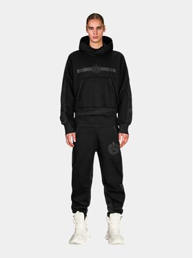 MADE BY SOCIETY MADE BY SOCIETY Spodnie materiałowe LOOSE FIT Pants - P17496 Czarny Basic Fit