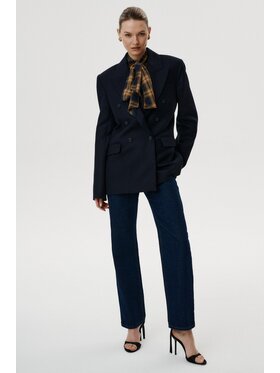 MARI PRETI MARI PRETI Sako Sovana Tmavomodrá Oversize