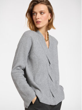 Elena Mirò Elena Mirò Sweter M435Z000563N003 Szary Regular Fit