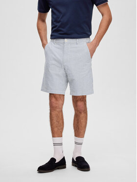 Selected Homme Selected Homme Šortky z materiálu 16088250 Bílá Regular Fit
