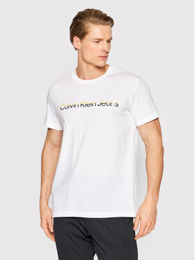 Calvin Klein Jeans Calvin Klein Jeans T-Shirt J30J320194 Biały Regular Fit