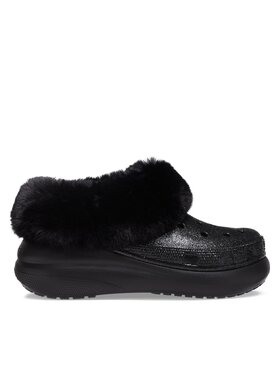Crocs Crocs Bačkory Crocs Furever Crush Crystal Glitter 208974 Černá