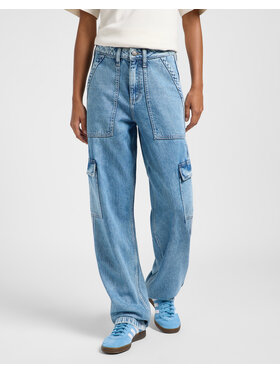 Lee Lee Jeansy CARGO 112364097 Niebieski Cargo Fit