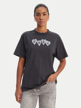 HUGO HUGO T-Shirt Vintage 50561164 Schwarz Relaxed Fit