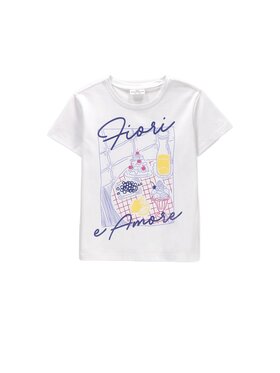 Coccodrillo Coccodrillo T-Shirt ZC6143228VGA-001 Biały Regular Fit