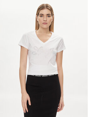 Liu Jo Liu Jo T-krekls MA4337 JS923 Écru Regular Fit