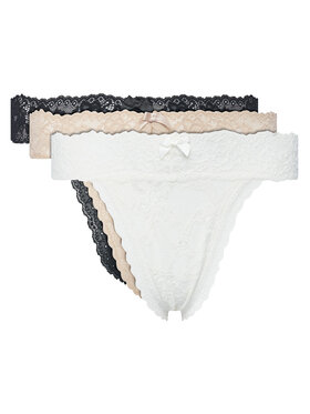 Hunkemöller Hunkemöller 3er-Set Stringtangas Madison 302719 Bunt