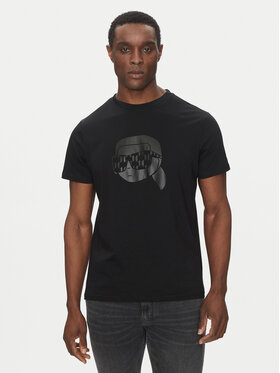KARL LAGERFELD KARL LAGERFELD Tricou 755076 552251 Negru Regular Fit