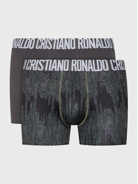 Cristiano Ronaldo CR7 Cristiano Ronaldo CR7 Set 2 perechi de boxeri Fashion 8502-49 Gri