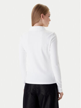 Calvin Klein Calvin Klein Μπλουζάκι Ls Woven Label LV047E203G Λευκό Slim Fit