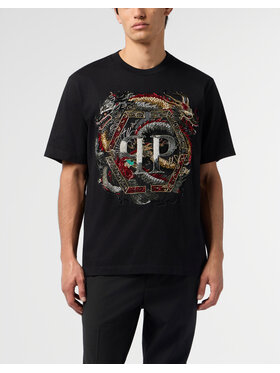 PHILIPP PLEIN PHILIPP PLEIN Tričko 29742 Čierna Regular Fit