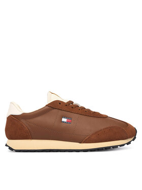 Tommy Jeans Tommy Jeans Сникърси Retro Runner Archive Ltr EN0EN03097 Кафяв