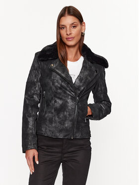Guess Guess Kožuch New Olivia W3BL31 WFQZ0 Čierna Regular Fit