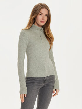 Vero Moda Vero Moda Sweter Happiness 10317993 Szary Slim Fit
