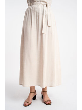 CLICK CLICK Φούστα maxi 50-749 Ανοιχτό μπεζ Relaxed Fit