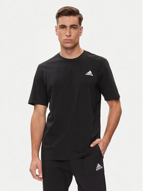 adidas adidas T-Shirt Essentials Single Jersey Embroidered Small Logo T-Shirt IC9282 Czarny Regular Fit
