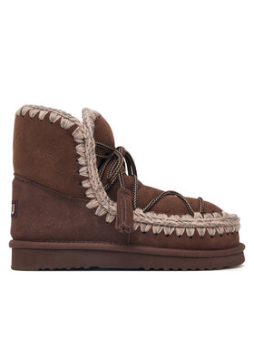 Mou Mou Śniegowce Eskimo Scoubidou FW101124A Brązowy ciemny