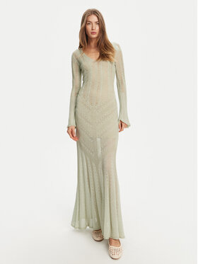 TWINSET TWINSET Rochie tricotată 251TT3180 Bej Slim Fit