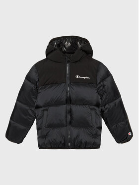 Champion Champion Dūnu jaka 306201 Melns Regular Fit