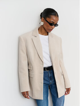 La Mania La Mania Giacca da abito COLBY Beige Classic Fit