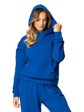 DKaren Sport DKaren Sport Bluza DK-K-B8 Niebieski Regular Fit