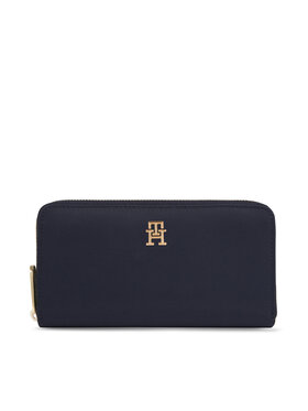 Tommy Hilfiger Tommy Hilfiger Portofel Mare de Damă Poppy Th Large Za AW0AW15642 Bleumarin
