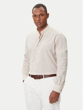 KARL LAGERFELD KARL LAGERFELD Koszula 605035 552627 Beżowy Regular Fit